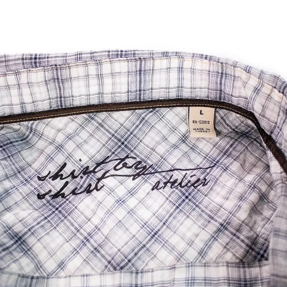 Jachs NY Plaid Button Down Large - Picture 3 of 3